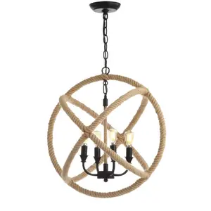 JONATHAN Y Virginia Farmhouse Metal/Glass LED Vanity Light; for Living Room,Bedroom, Kitchen, Office