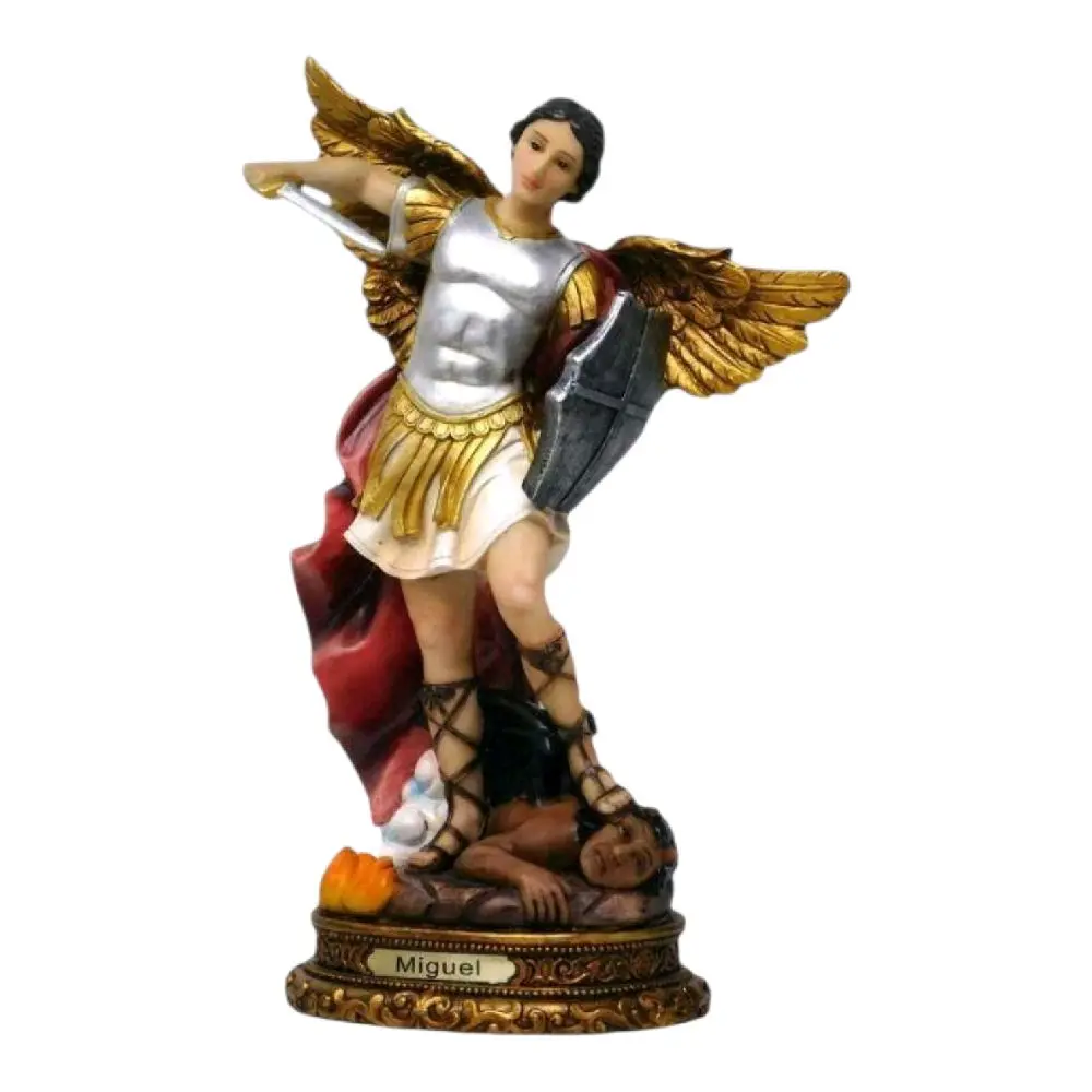 San Miguel Arcangel 12" 20046-12 St Michael Archangel Estatua Brand New Religious Decor