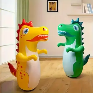 Inflatable Dinosaur Toy, Perfect Gift for Kids, Fun Party Accessory, Boxing Bag Toy, Indoor and Outdoor Play, Family Fun