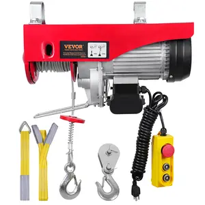 VEVOR 2200 lbs Attic Lift, 1600W 110V Electric Hoist with 14ft Wired Remote Control, 40ft Single Cable Lifting Height & Pure Copper Motor, for Garage Warehouse Factory