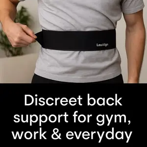 LexAlign 3-Inch Low-Profile Back Support Belt
