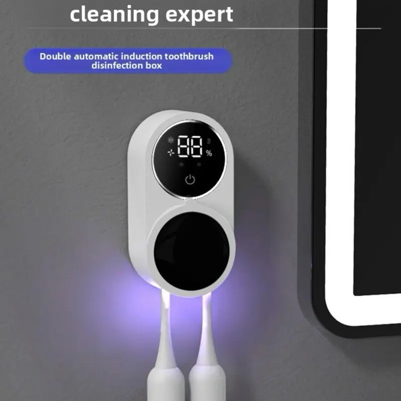 Smart UV Toothbrush Sterilizer and Drying Rack