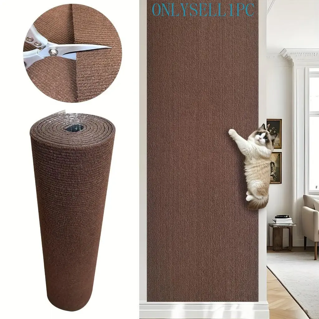 1 roll self-adhesive floor mat, Household decorative rug, Home Decor Rugs, Non slip rugs, suitable for bedroom, living room, kitchen, can be cut, bedside carpet, stair carpet, anti-slip mat, bathroom mat, pet mat