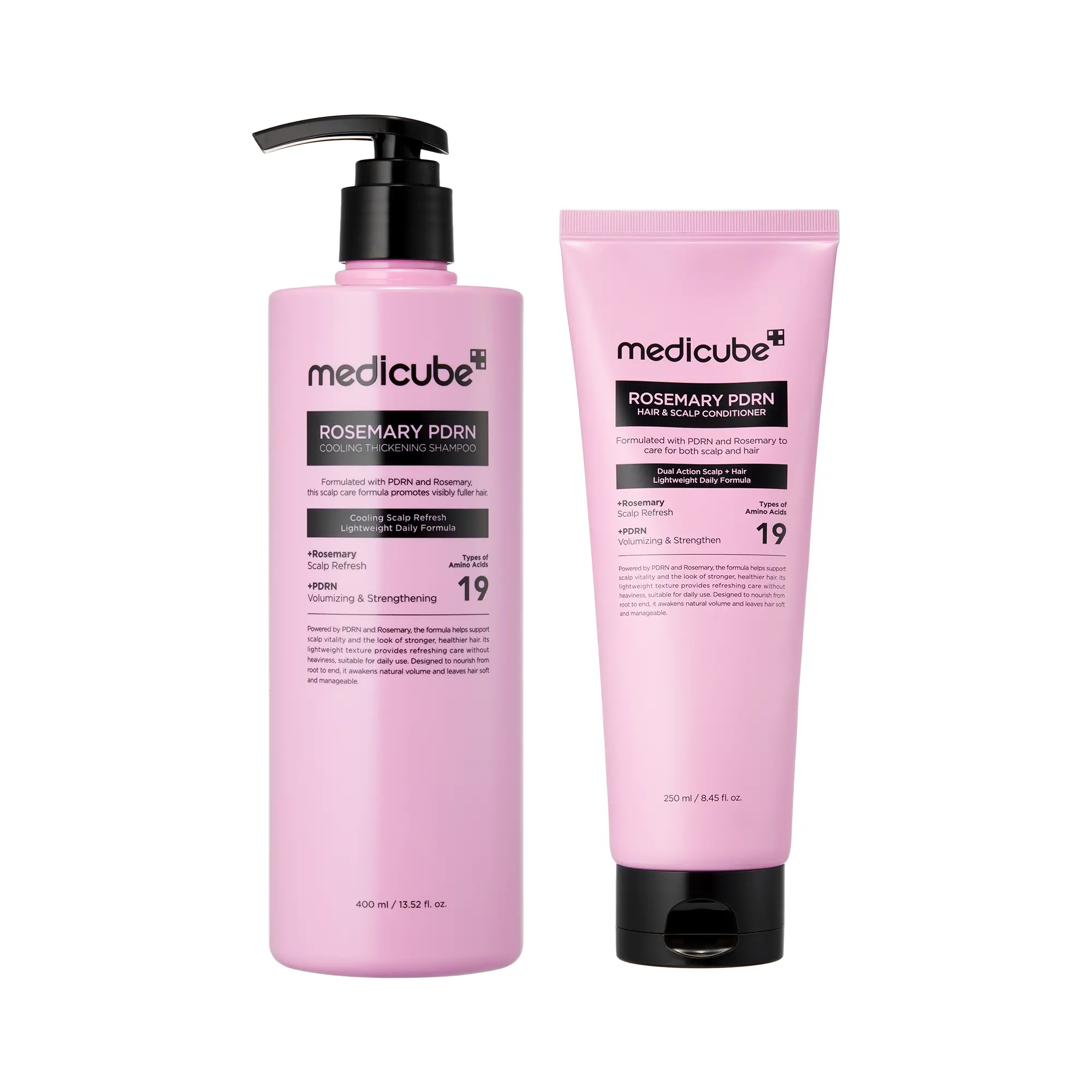 [NEW] [medicube] Rosemary PDRN Scalp-to-Hair Strengthening Care | 2-Step to 6-Step Full Routine Set | Hair Thinning Care for Dry & Oily, Damaged, Frizzy Hair, Oily Flaky-looking Scalp | Korea Hair Care