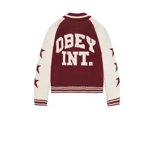Obey Int. Cowichan Sweater in Tawny Port