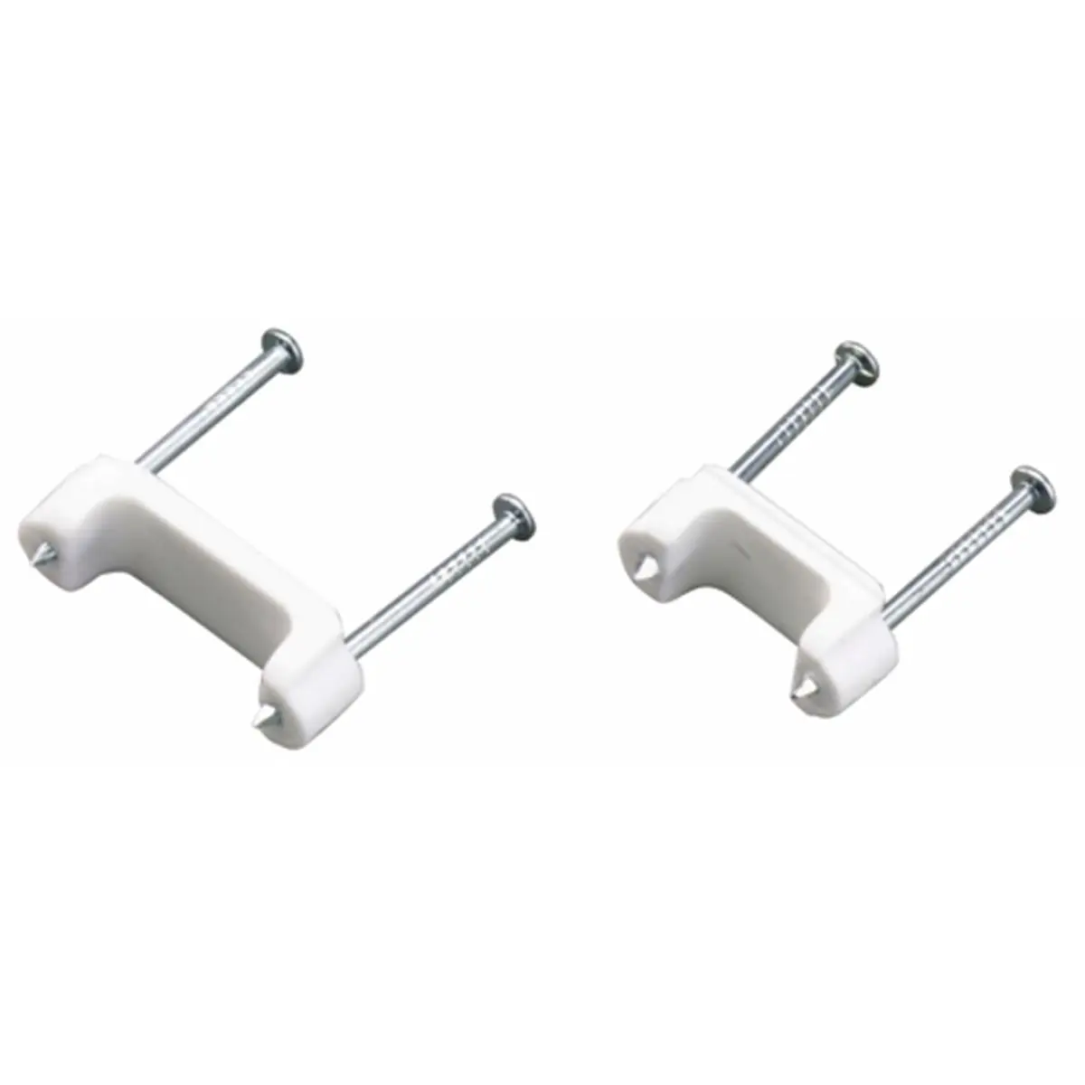 212 MAIN 0.75 in Fastener Clip, High Grade Injection Molded Romex Staples with Recessed Head and Smooth Saddle, Non-Conductive Polypropylene that Prevents Damage to Insulation, 50-Count, Romex Cable