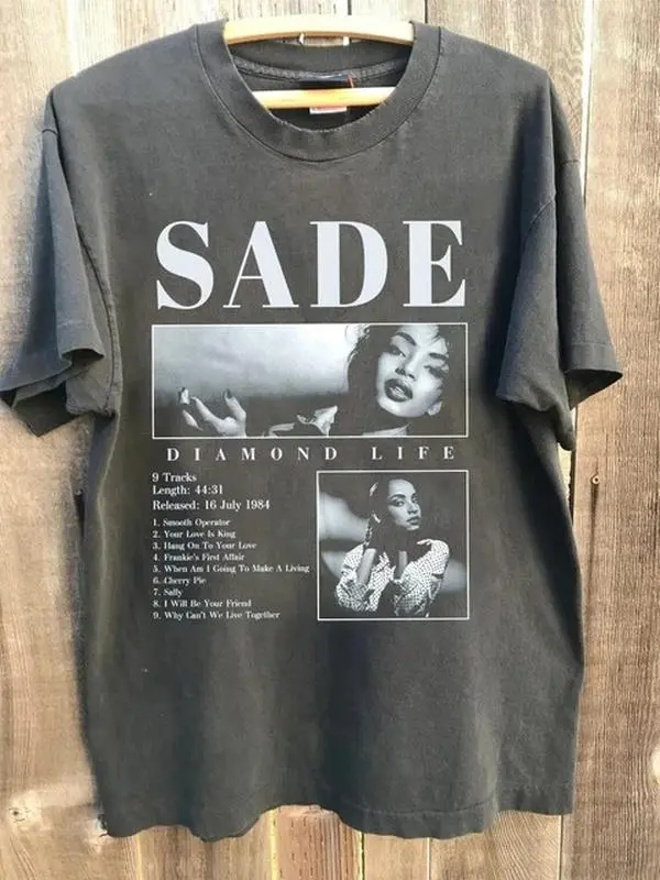 VINTAGE 90'S SADE Adu Shirt, Sade Rap Hip Hop 90 Unisex Tshirt