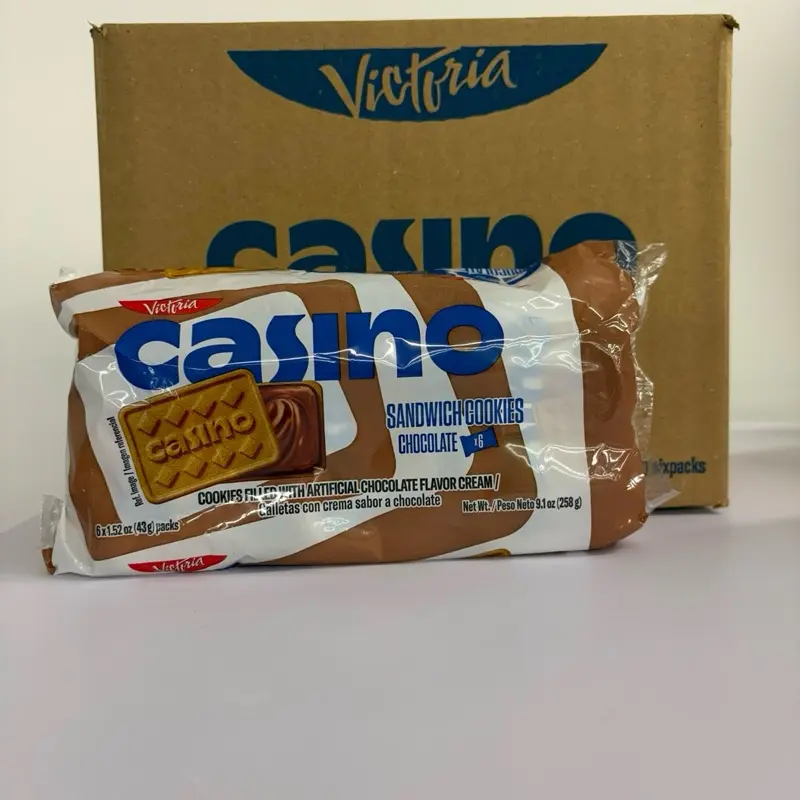Galettas Chocolate Cookies, Caisse Casino Brand, 8-Bag Pack
