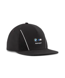 BMW "M" Motorsports Puma Flat Brim Hat - Black/White