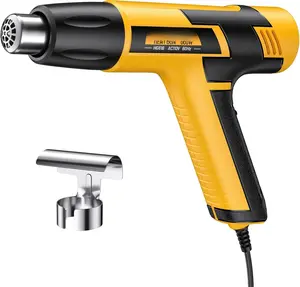 Mini Heat , 600W Dual Temperature Hot Air  Tool 572&932, With 4.9Ft Long  and Overheat Protection for Crafts, Embossing,  Stripping, Shrink Wrap, and Heat Shrink Tube
