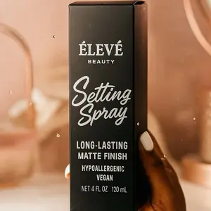 Elevé Beauty Universal Setting Spray - Long Lasting Matte Finish Hypoallergenic Vegan Makeup Spray 4 FL OZ 120 mL