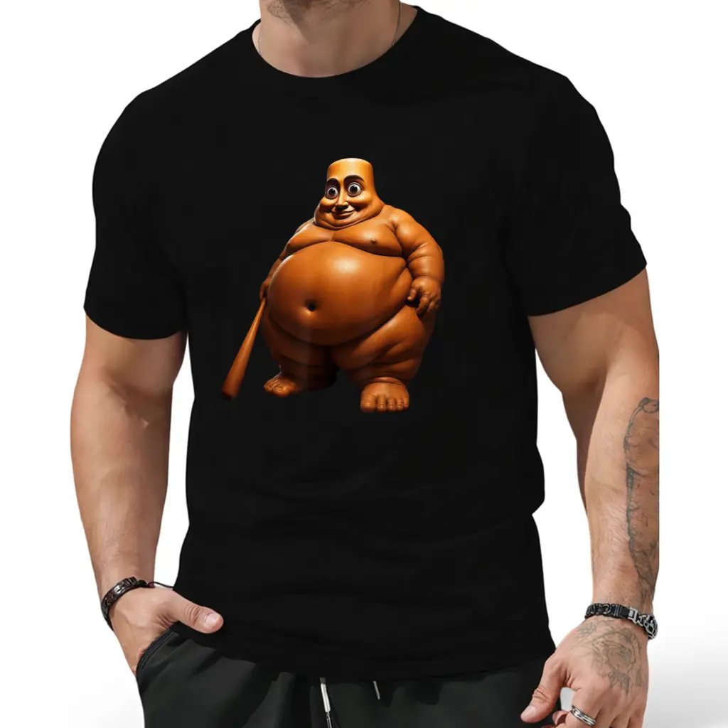 Tung Tung Tung sahur Fat Meme T-Shirt Unisex Cotton Clothing Menswear Top