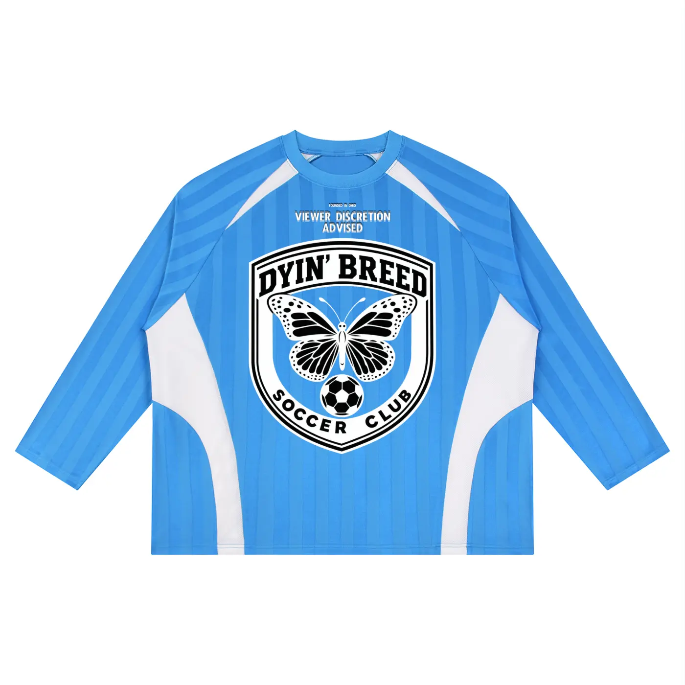 Color Block Jacquard "SOCCER CLUB." Jersey