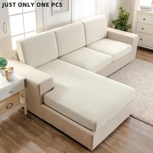 Corn Velvet Stretch Sectional Sofa Cover, Waterproof Couch Cover | All-Season & Machine Washable | Waterproof, Stain-Resistant, Anti-Scratch & Non-Slip | Pet-Friendly for Living Room & Holiday Decor, Available in Black, Teal, Gray