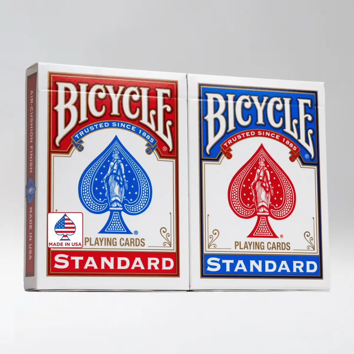 Bicycle Playing Cards, 2 Pack, Standard Index (Red & Blue)