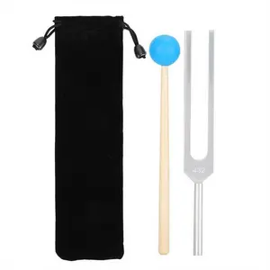 432 Hz Silicone-Metal Clinical Grade Tuning Fork, Car Interior Decoration Accessory, Sound Healing Instrument for Nerve/Sensory Relief & Stress Reduction
