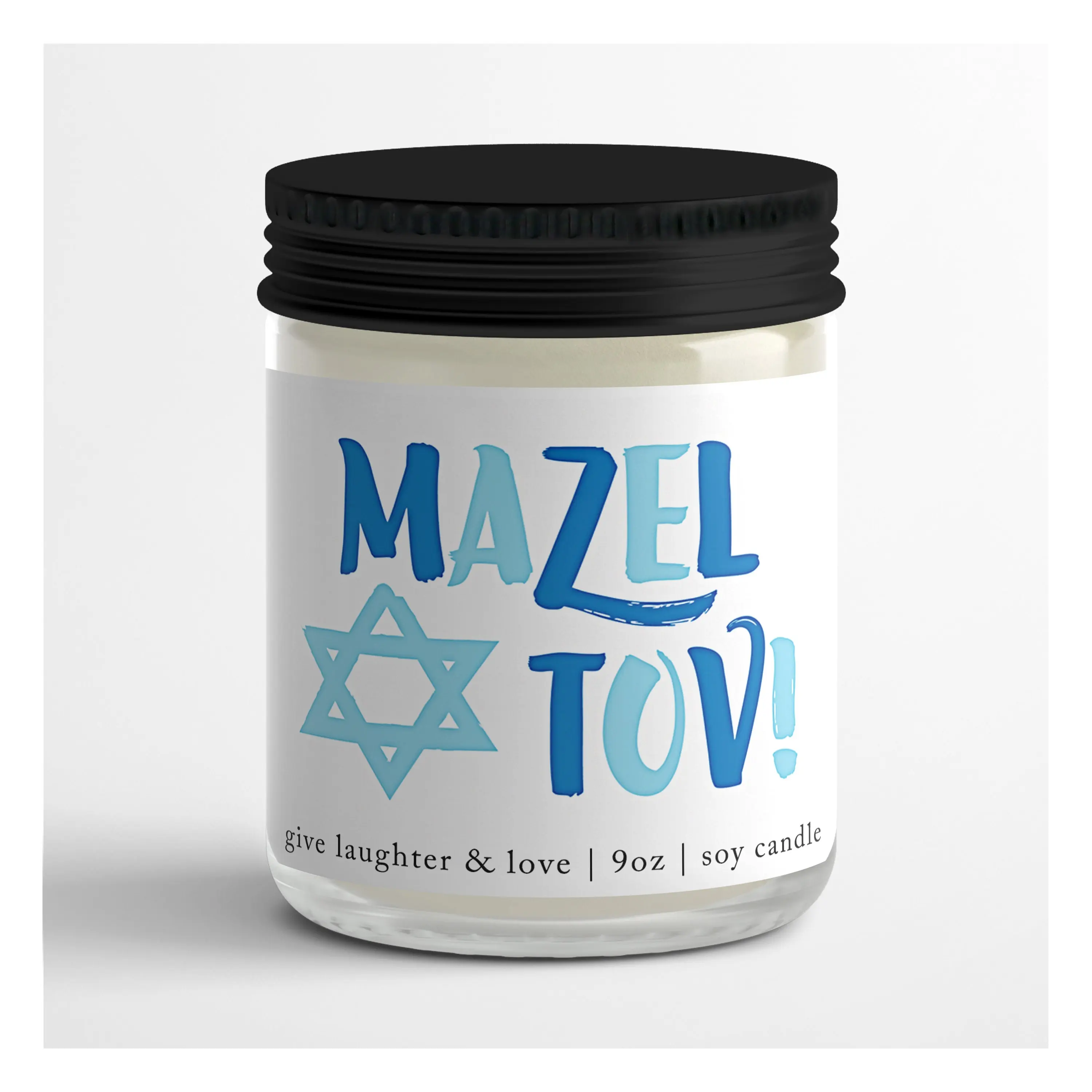 Mazel Tov | Hanukkah | Soy Candle