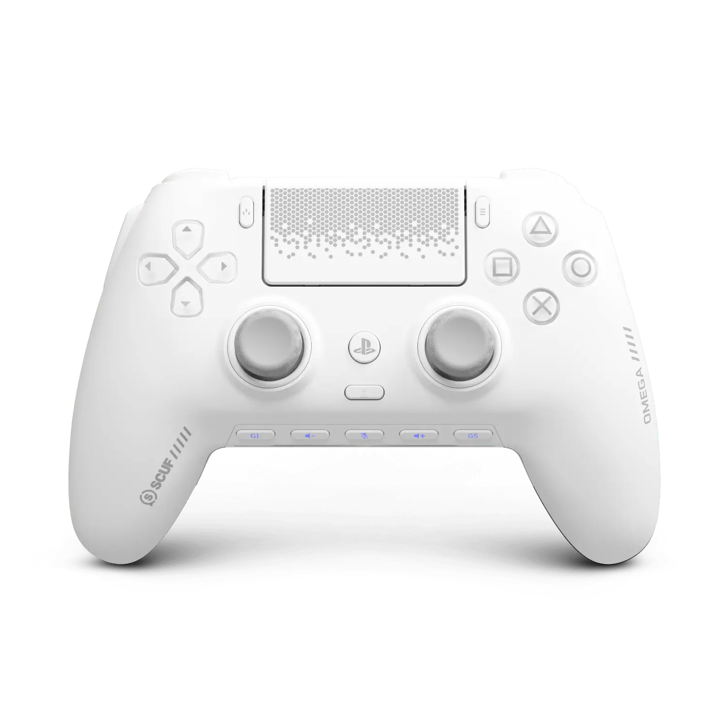 SCUF Omega Wireless PS5 Controller (White) | 4 Customizable Rear Paddles, Endurance TMR Thumbsticks, Dual-mode triggers