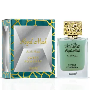Royal Musk Sweet Powdery EDP 100ML (3.4 OZ) by SURRATI, Exotic Fragrances for Men & Women.