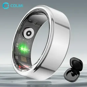 ColMi R02 Smart Ring, Rechargeable Waterproof Fitness Tracker Ring, Multifunctional Smart Ring for Men & Women, Wearable, Electronic Gadgets
