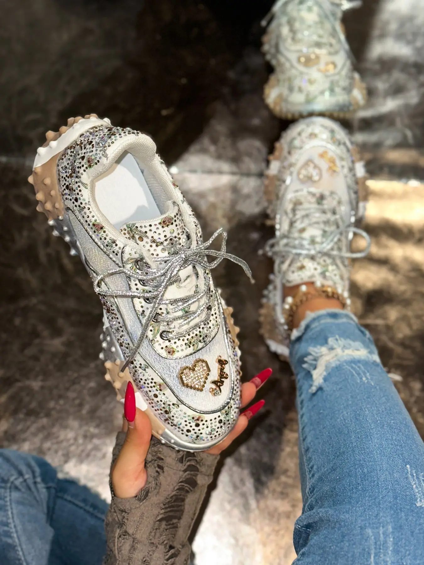 Women's Fashion Patchwork Design Sneakers, Trendy Comfortable Shoes for Daily Wear & Stylish, Perfect for Casual Occasions