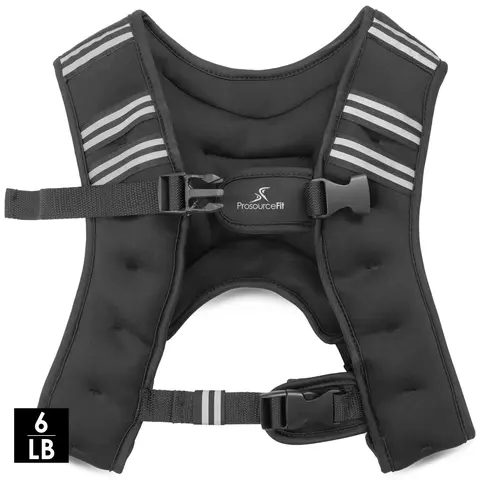 Adjustable Fitness Weighted Vest - 8 lb/10 lb Adjustable Chest Exercise Gear for Gym Full Body Weight Training, with Mesh Pocket & Evening Visibility to Boost Cardiovascular Power & Burn Extra Calories