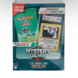 Pokemon Mystery Gems Limited Edition Value Box - Includes 1 CGC Graded Card and 1 Booster Pack!