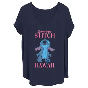 Women's Lilo & Stitch Summer Vibes Stitch T-Shirt