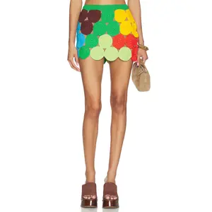 SIMONMILLER Beep Beep Mini Skirt in Island Multi