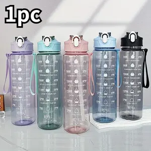 25.36oz Portable Plastic Water Bottle with Handle, Collapsible and Lightweight for Office and Camping, Available in with Safety Lock and Silicone Straw, Tumbler Water Bottles, Hydration Bottle, Reusable Water Bottles