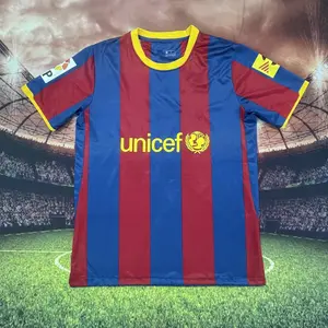 No.10 Messi 2009-2021 Home retro short sleeved long sleeved Soccer jerseys