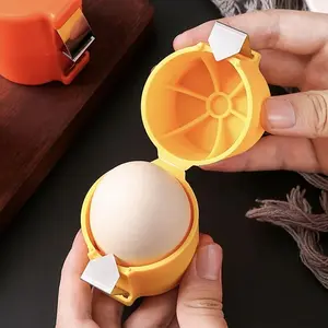 Stainless Steel Egg Shell Separator, Quick Peel Design, Easy-Clean, Durable Kitchen Tool for Baking & Cooking, Essential Cooking Accessory, Kitchenware, Egg Cracking Tool