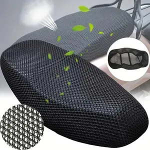 Motorcycle Seat Cushion, Durable PC Material Non-slip 3D Mesh Design Seat Cushion, Motorcycle Accessories for Enhanced Comfort & Protection Seat Cover