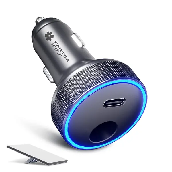Starlink Mini Car Adapter 12V/24V to 30V DC Step-Up Converter, 30W USB-C Car Charger with Blue Indicator Light, Starlink Mini Accessories