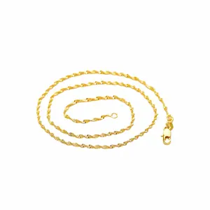 RELLY-JEWELRY TX014 Fashionable Women Men Necklace Twisted Chain Trendy Jewelry