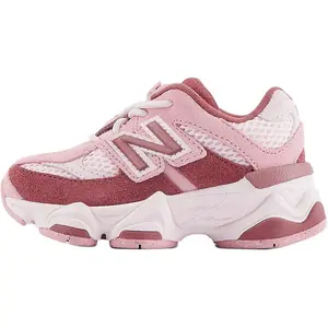 NEW BALANCE 9060 Bungee Girl's Mesh Sneaker, Kids' Sports Shoe for Sports & Outdoor Activities