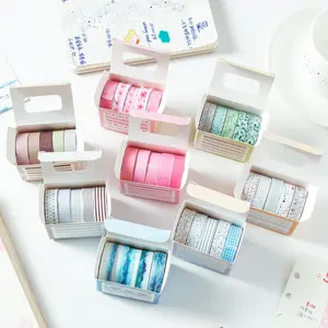 40 rolls of landscaping tape, handbook tape, washi paper material, cute and simple handbook tape, DIY decorative primer tape