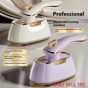 Portable Mini Foldable Steam Iron, Dry Wet Ironing, 180° Rotatable Handheld Design, Fast Wrinkle Removal for Home & Travel Use, Handheld Steamer Iron