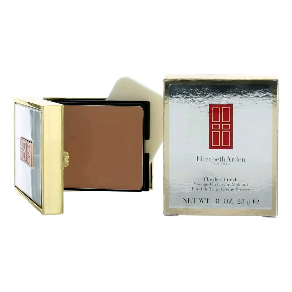 Elizabeth Arden Flawless Finish Sponge-On Foundation - Moisturizing, Full Radiant Coverage, Infused with Micronized Diamond Powder, Delivers Radiance, Smoother Skin, Diminishes Flaws, 0.8 oz