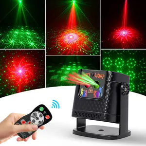 R30 120 in 1 LED Laser Magic Ball Light - Sound Activated & Remote Controlled Party Lights for Home KTV Bar Disco Christmas