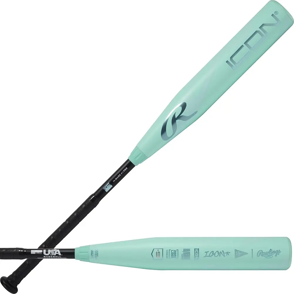 Rawlings 2026 Icon -10 Baseball Bat USA 2 5/8'' Barrel 29'' Lightweight Design