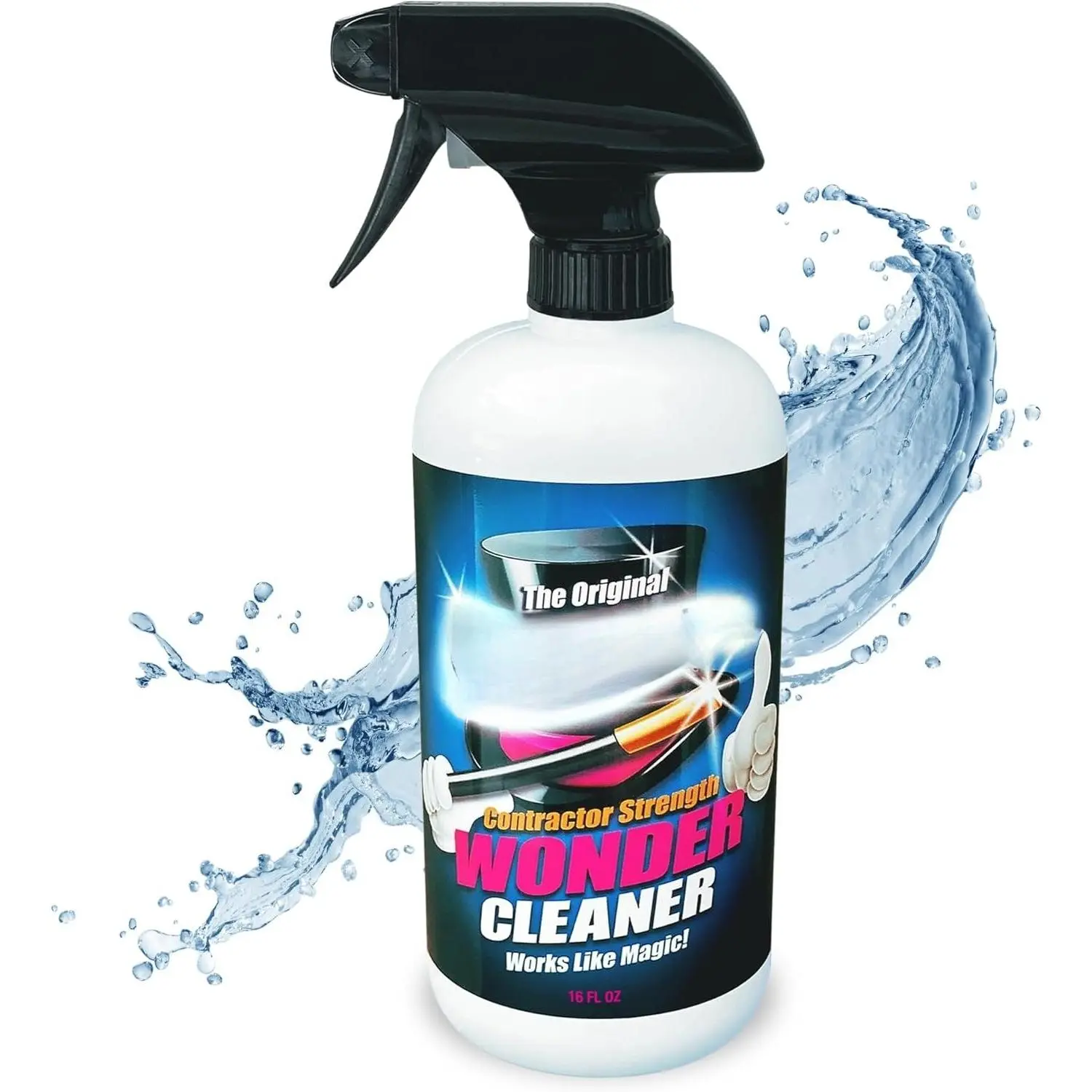 Contractor Strength All-Purpose Liquid Household Cleaner - As Seen on TV - 16 fl oz Gunk & Build-Up Remover, Eliminates Tar, Adhesives, Gum, Stickers, Sap, Oils on Most Surfaces, All-Purpose Cleaner