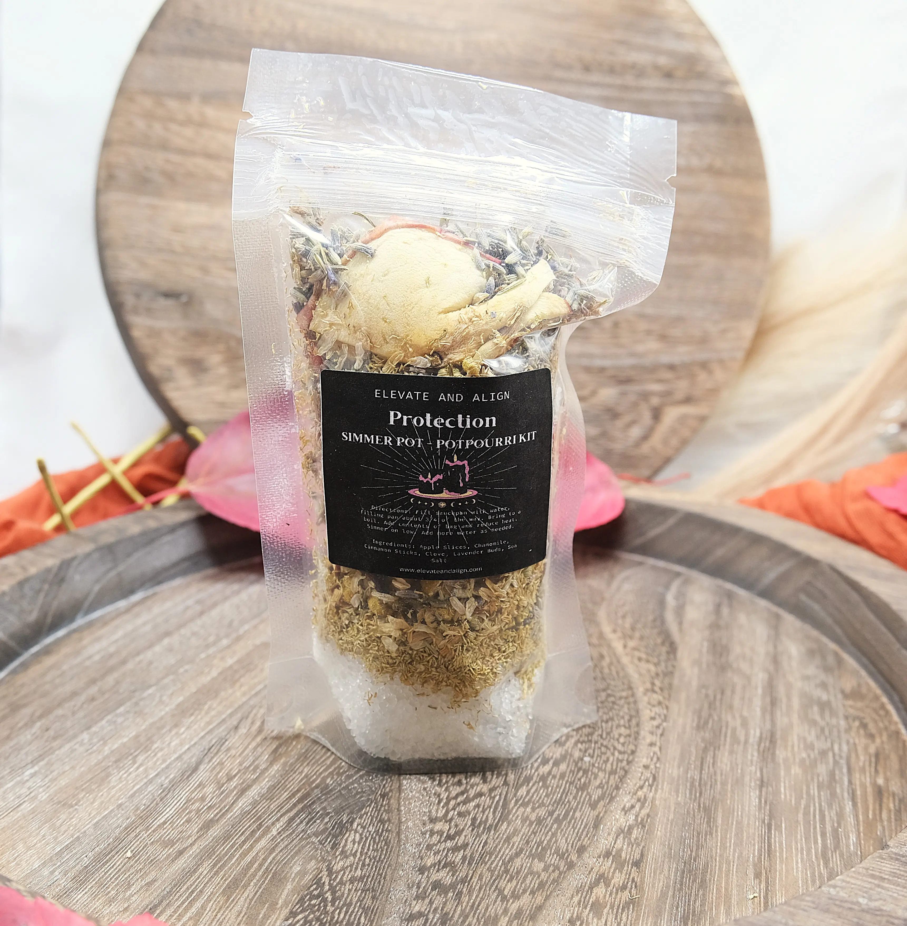 Intention Simmer Pots - Witchy Herbal Pot - Ritual Herb Pot - Potpourri Kit Aromatherapy Scent Diffuser Aromatherapy Diffuser Oil