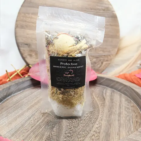 Intention Simmer Pots - Witchy Herbal Pot - Ritual Herb Pot - Potpourri Kit Aromatherapy Scent Diffuser Aromatherapy Diffuser Oil