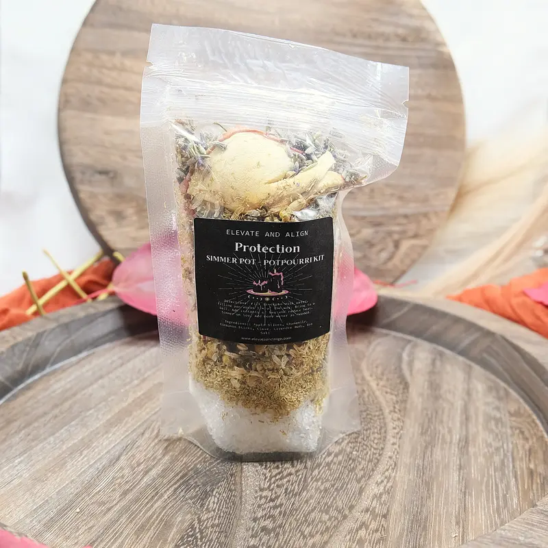 Intention Simmer Pots - Witchy Herbal Pot - Ritual Herb Pot - Potpourri Kit Aromatherapy Scent Diffuser Aromatherapy Diffuser Oil