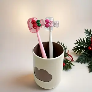 2-Pack Travel Portable Toothbrush Head Cover Set, Storage Box & Protective Holder, Dustproof Toothbrush Holders, Toothbrush Protector, Bathroom Accessories for Home & Outdoor Use, Perfect Gift