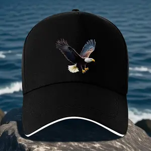 Unisex Lightweight Polyester Baseball Cap with Eagle Wings, Wings Graphic Hats, Durable Adjustable Stylish Travel Cap for All-Season Casual Wear