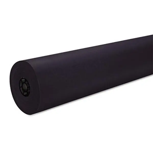 Decorol Flame Retardant Vat-Dyed Art Rolls - 76 lbs, 36" x 1000 ft, Black - Durable Media Surface, Fade-Resistance for Bulletin Boards, Ideal for Artists, Roll Pack