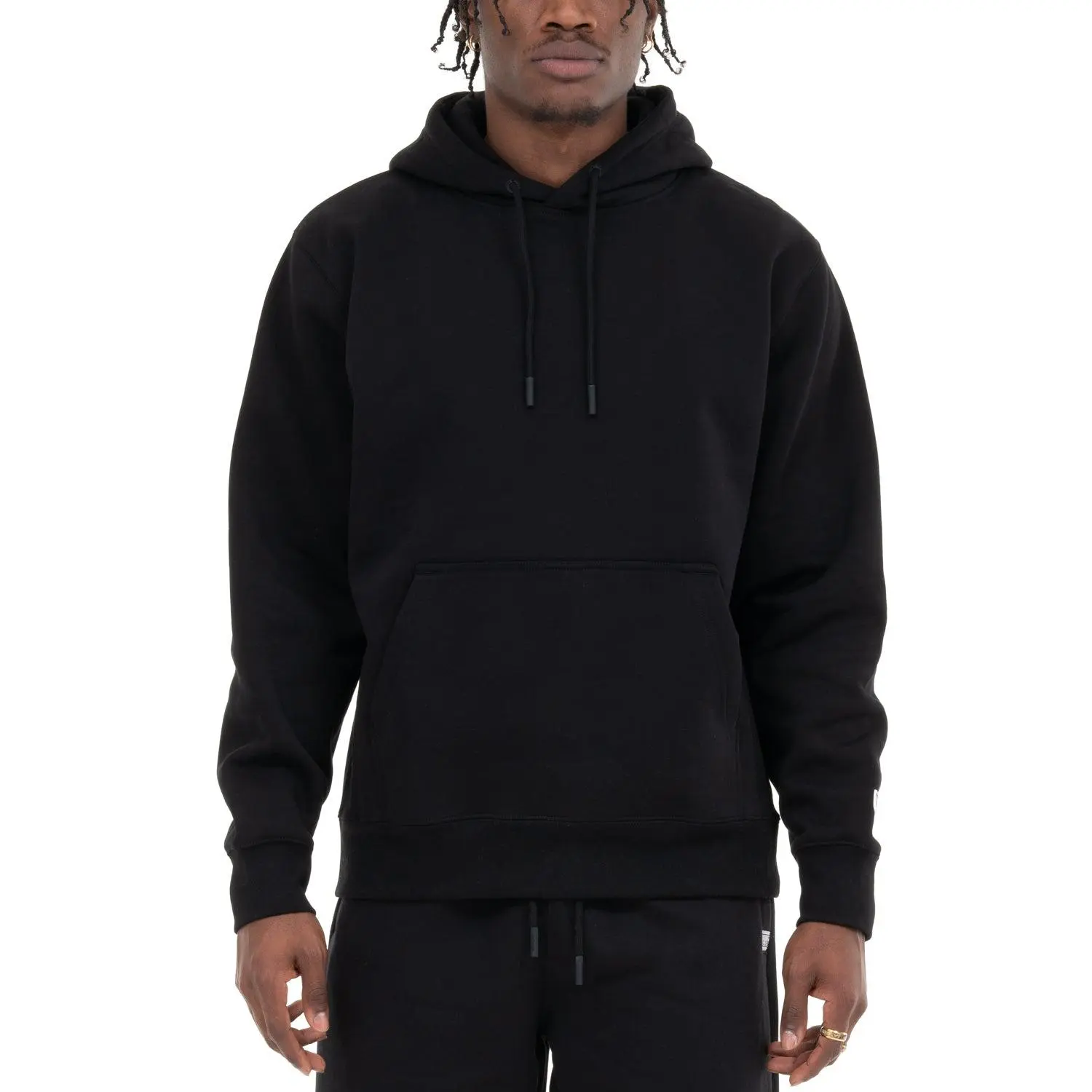 Pro Club Men's Heavyweight Long Sleeve Knit Fleece Fabric Hoodie with Kangaroo Pocket, Cotton, Sweater, Modern, Pocket Keeps Hands Toasty, Tops, Ribbed, Pullover, Sweatshirts, Menswear, Casual, Polyester