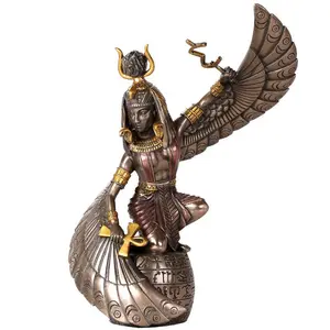 Isis Statue – Egyptian Goddess of Magic & Motherhood Decorative Figurine for Spiritual Protection & Empowerment